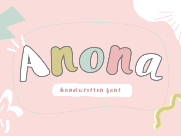 Anona: A Sweet Handwritten Font for Crafters & Sellers