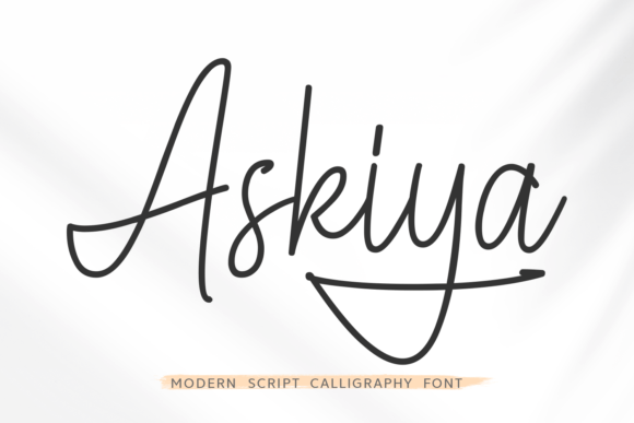 Askiya: The Modern Calligraphy Font That Elevates Your Brand