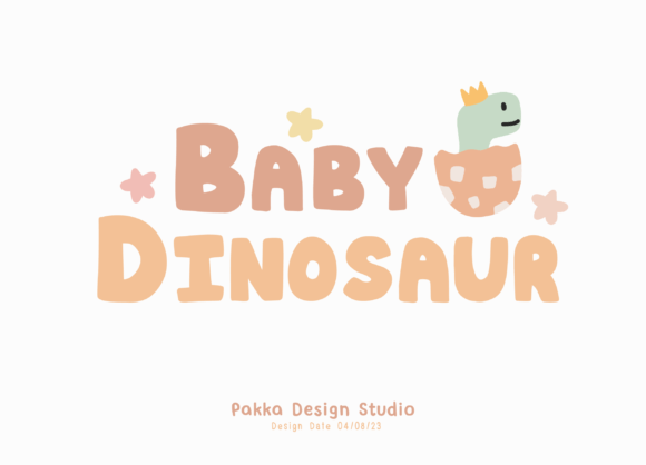 Baby Dinosaur: A Playful Display Font for Editorial Charm