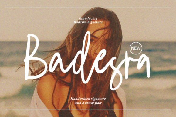 Badesra: A Signature Script Font for Editorial Elegance