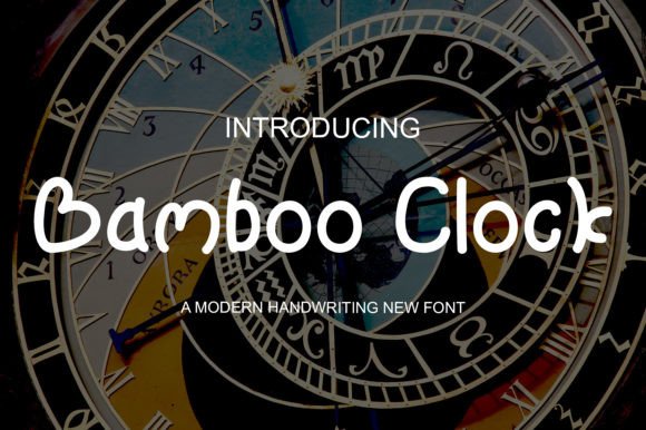 Bamboo Clock: The Handwritten Typeface That Brings Joy to Web Design