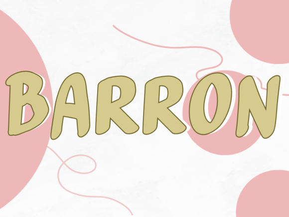 Barron: The Handwritten Typeface for Warm Editorial Design
