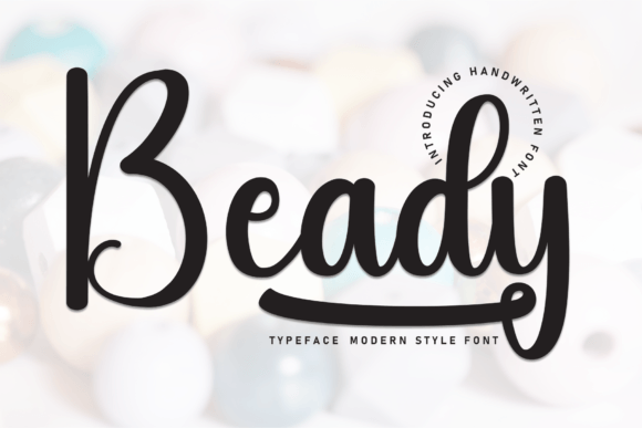Beady: The Friendly Typeface for Handmade Crafts