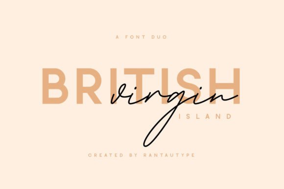 British Virgin: The Modern Typeface for Handmade Brands