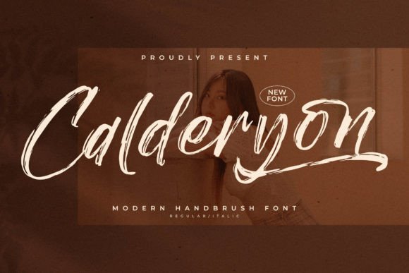 Calderyon: A Modern Handbrush Typeface for Bold Brand Identity