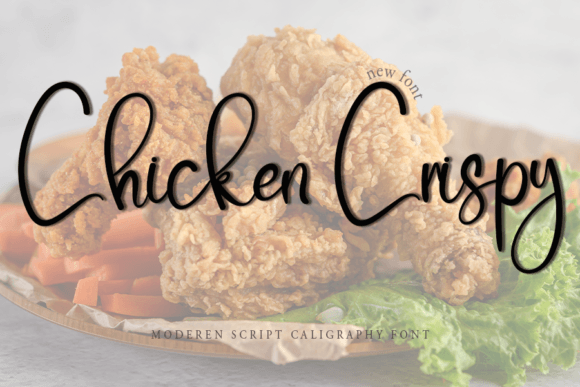 Chicken Crispy: A Friendly Handwritten Font for Real Maker Projects