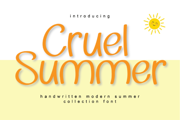Cruel Summer: A Modern Handwritten Font for Crafters & Sellers