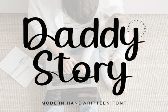 Daddy Story: The Handwritten Typeface for Modern Web Design