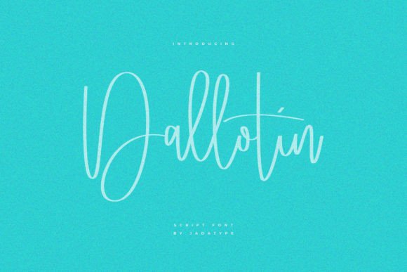 Dallotin: A Thoughtful Script Font for Editorial Warmth