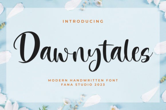Dawnytales Script Font: Elegant, Modern & Perfect for Small Business Branding