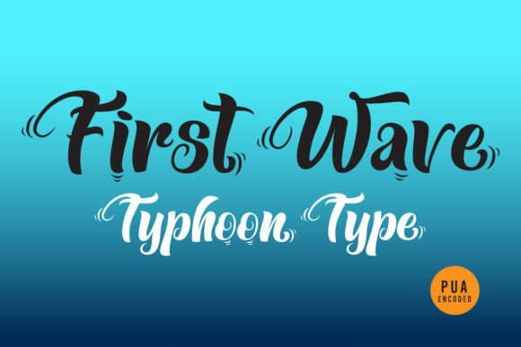 First Wave: The Creative Typeface for Modern Editorial Design