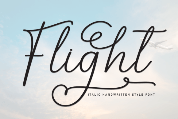 Flight: A Handwritten Font That Lifts Your Campaign Off the Page