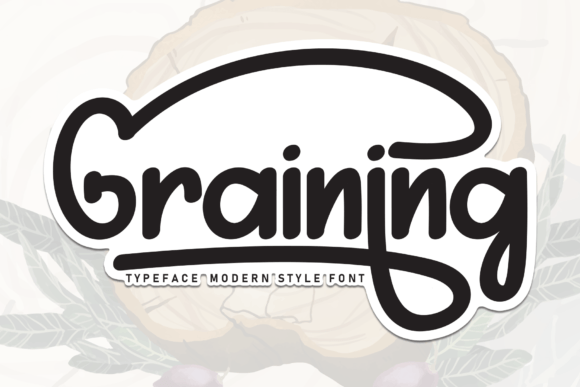 Graining: The Sweet Handwritten Typeface for Fun Campaigns