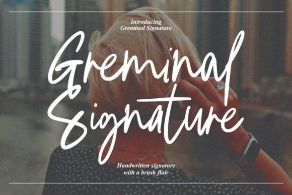 Greminal Signature Font for Professional Branding