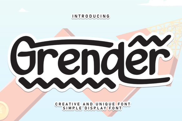 Grender: The Perfect Handwritten Font for Crafters and Sellers