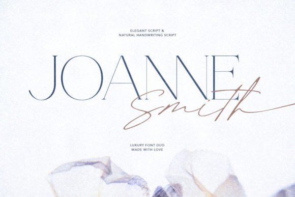 Joanne Smith Font Duo for Elegant Digital Branding
