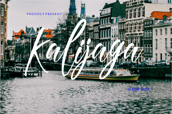 Kalijaga Font: A Modern Script Typeface for Digital Brands