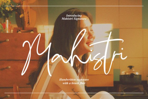 Mahistri Signature: A Thoughtful Script Font for Editorial Warmth