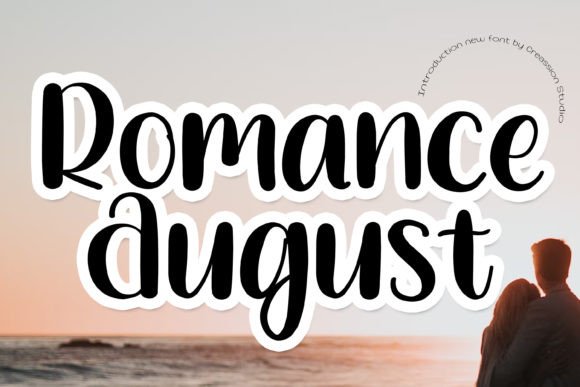 Romance August: A Warm, Elegant Script Font for Handmade Creators