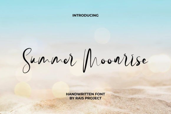 Summer Moonrise: The Handwritten Typeface That Polishes Your Brand Identity