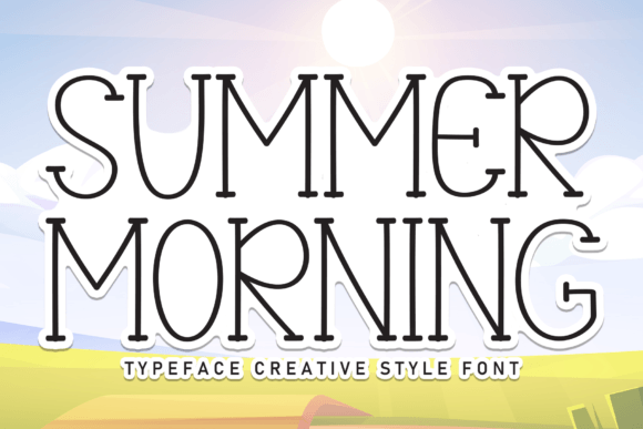 Summer Morning: A Sweet Display Typeface for Web Design