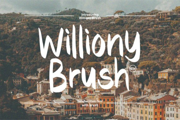 Williony Brush: A Handmade Script Font for Scroll-Stopping Brand Moments