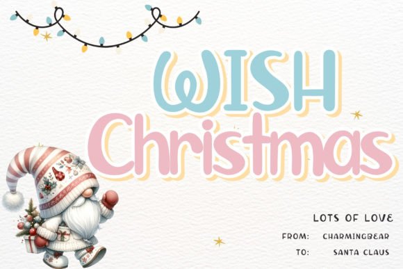 Wish Christmas: A Handwritten Font That Feels Like Home
