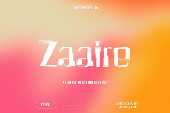 Zaaire: The Creative Script Font for Modern Web Design